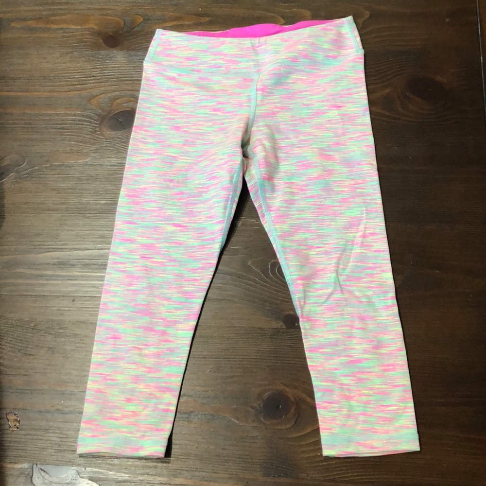Ivivva Girls Capris Leggings, Size 10, Pink